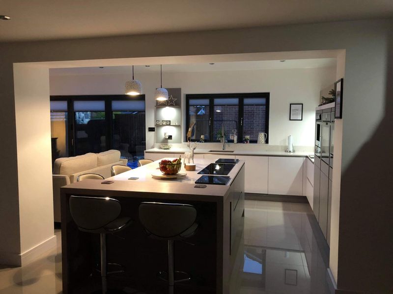 Cullompton Extension open-plan living space