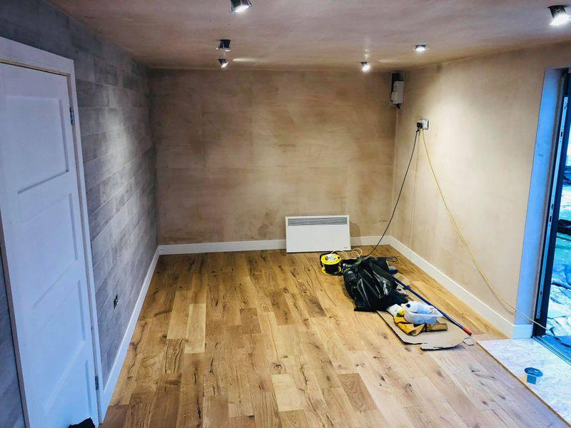 Garage conversion in Cullompton interior