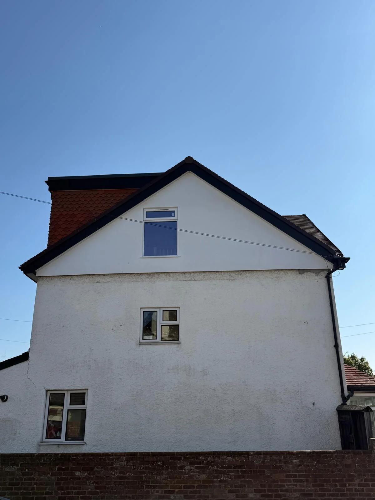 Loft conversion front exterior