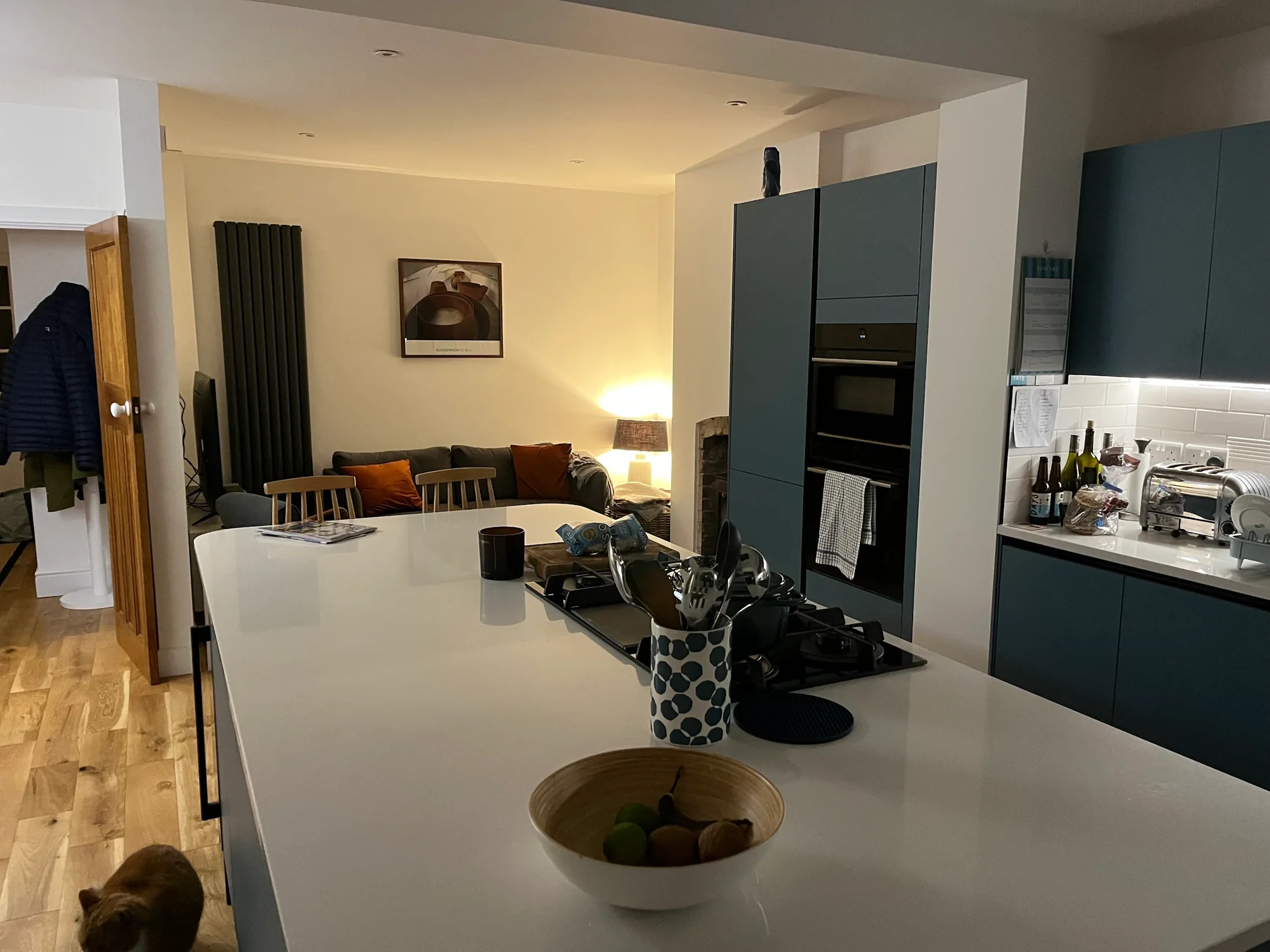 Kitchen island and cabinetry