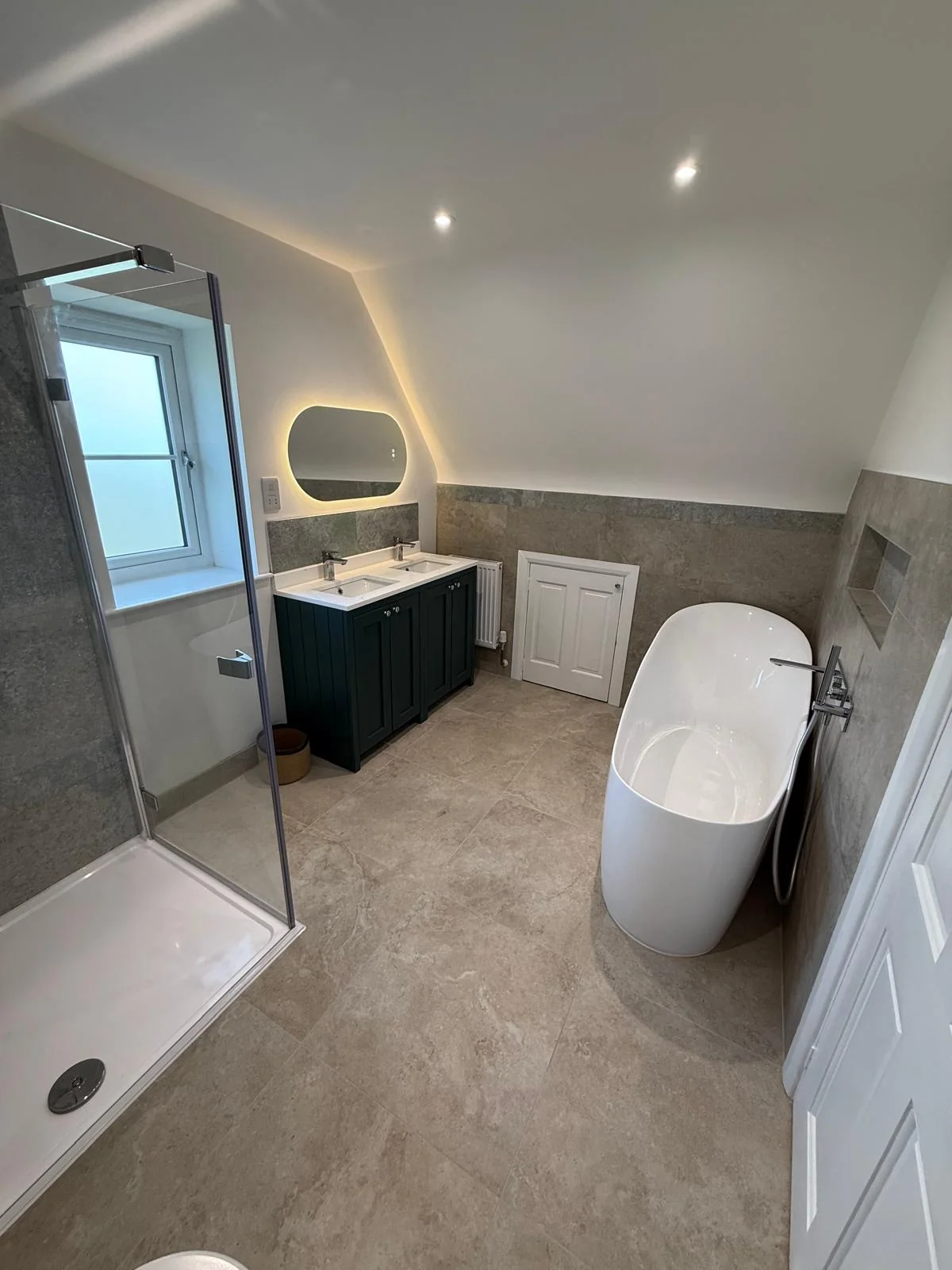 Finished bathroom
